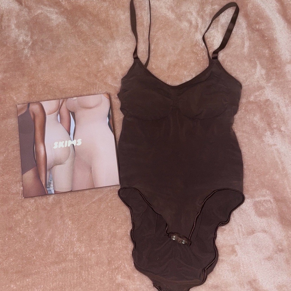 Skims Cocoa Brown Sculpting Bodysuit L/XL